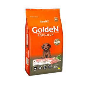 Ração Golden Fórmula para Cães Filhotes Raças Pequenas Frango e Arroz 10.1kg