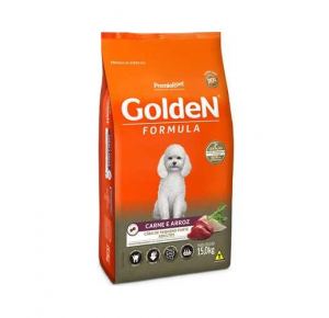 Ração Golden Formula Carne e Arroz para Cães Adultos Raças Pequenas - PremieR Pet