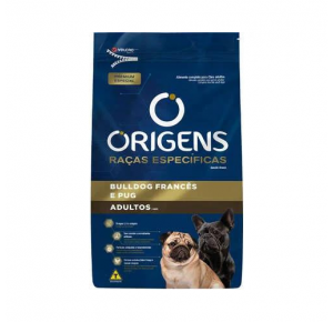 Ração Origens Raças Específicas  Bulldog Francês e Pug para Cães Adultos 1Kg