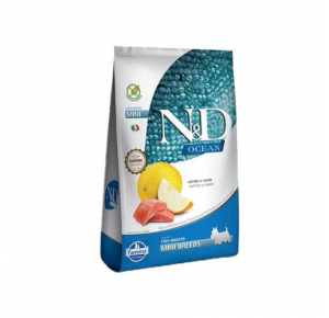 Ração N&D Ocean para Cães Adultos de Porte Mini Sabor Salmão e Melão 800Gr