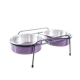 comedouro-aramado-duplo-mini-lilas---nf-pet 3