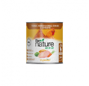 Alimento Úmido Be Nature Organnact Day By Day Cães Filhotes Sabor Frango, Mandioquinha, Cenoura e Espinafre - 300g