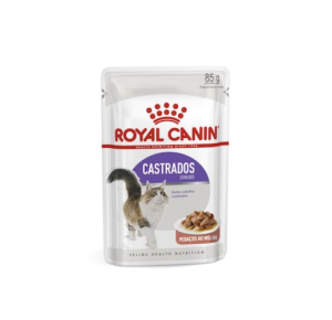 Ração Úmida Royal Canin Gatos Adultos Castrados Patê 85 Gr