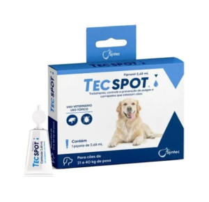 Antipulgas Tecspot para Cães Fipronil 2,68 Ml