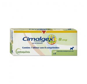 Cimalgex 8Mg com 8 Comprimidos - Vetoquinol