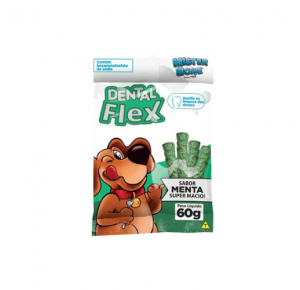 Palito Dental Flex De Menta 60g - Mister Bone