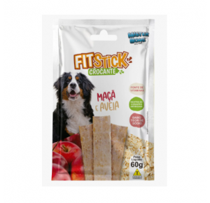 Petisco Fit Stick Maça e Aveia para Cães 60Gr - Mister Bone