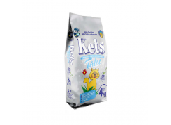 Areia Sanitária Kets Talco para Gatos 4Kg - Alfapet