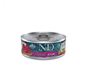 Ração Úmida N&D Atum Natural para Gatos 80Gr