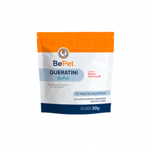 Suplemento Vitaminico Queratini Cães E Gatos 30g - Bepet 