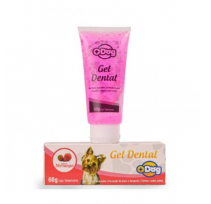 Gel dental  mais dog morango 60g