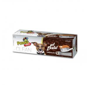 Gel Dental Chocolate Power Pets 60g Power Pets para Cães