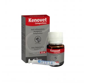 Kenovet Cetoprofeno Suspensão 20ml para Cães e Gatos Syntec 