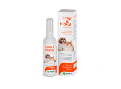 Limp e Hidrat solução para limpeza de ouvidos de cães e gatos  Ourofino 100ml