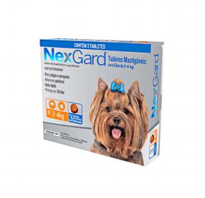 NexGard Antipulgas Cães de 2 à 4 Kg 3 Tabletes