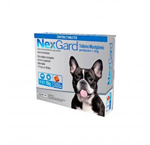 NexGard Antipulgas Cães de 4,1 à 10 Kg 3 Tabletes