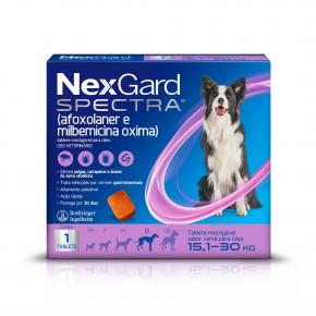 Antipulgas e Carrapatos Nexgard Spectra G 15,1 à 30Kg 1 Tablete