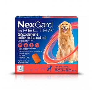 Antipulgas e Carrapatos Nexgard Spectra GG 30,1 à 60Kg 1 Tablete