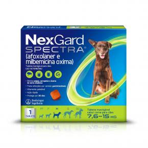 Antipulgas e Carrapatos Nexgard Spectra M 7,6 à 15Kg 1 Tablete