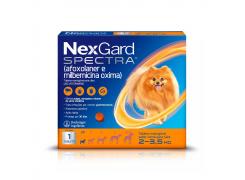 Antipulgas e Carrapatos Nexgard Spectra PP 2 à 3,5Kg 1 Tablete