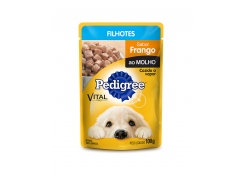 Ração Úmida Pedigree Sachê Cães Filhotes - Frango ao Molho 100g