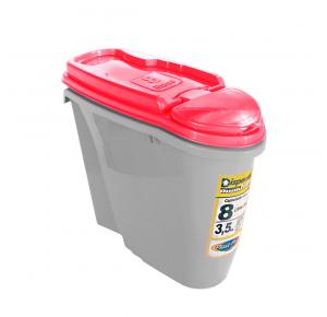 Dispenser Home 3,5 L Vermelho - Plast Pet