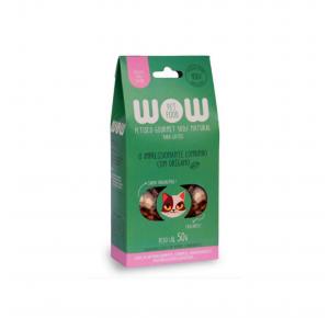 Petisco Natural Sabor Lombinho com Orégano Gato Wow Pet Foods 50g