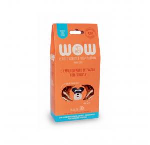 Petisco Natural para Cães Peito de Frango com Cúrcuma Wow Pet Foods 50g