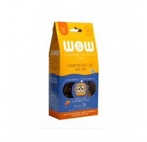 Petisco Natural para Gatos Sabor Peixe com Ervas Finas Wow Pet Foods 30g