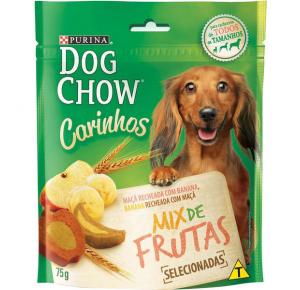 Petisco Nestlé Purina Dog Chow Carinhos Mix de Frutas para Cães Adultos - 75 g