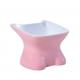 bebedouro-e-comedouro-ergonomico-de-ceramica-rosa---le-patin 1