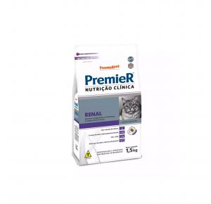 Premier Renal Ração Nutrição Clínica para Gatos Adultos 1.5kg