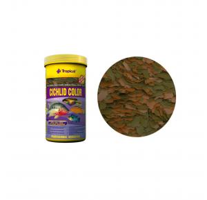 Ração Cichlid Color Flakes 50g Tropical