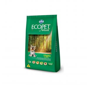 Ração Ecopet Light para Cães Adultos Raças Pequenas Frango 3kg