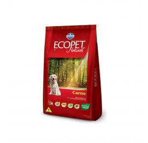 Ração Ecopet para Cães Adultos Raças Medias e Grandes Carne 15kg