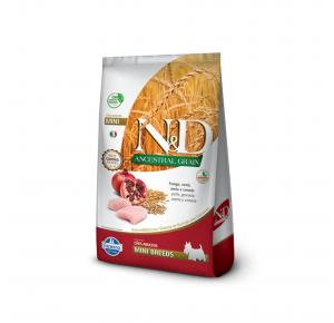 Ração Farmina N&D Ancestral Grain Frango Cães Adultos Raças Pequenas 800g