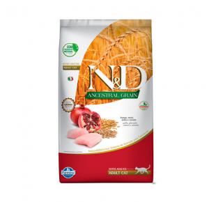 Ração Farmina N&D Ancestral Grain Frango Gatos Adultos 7,5kg