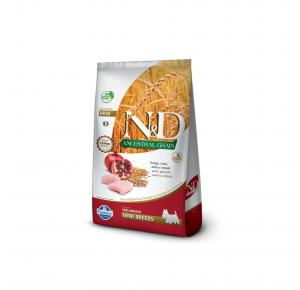 Ração Farmina N&D Ancestral Grain para Cães Adultos de Raças Pequenas Sabor Frango 10.1kg