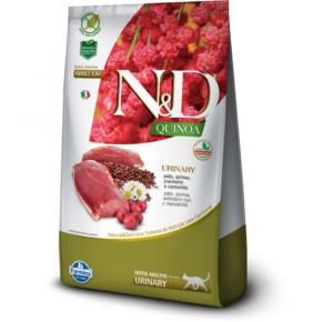 Ração Farmina N&D Quinoa Urinary Pato para Gatos Adultos 1,5kg