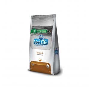 Ração Farmina Vet Life Natural Diabetic para Gatos Adultos 2kg