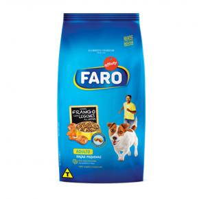 Ração Faro para Cães Adultos Raças Pequenas Sabor Frango e Legumes 1kg