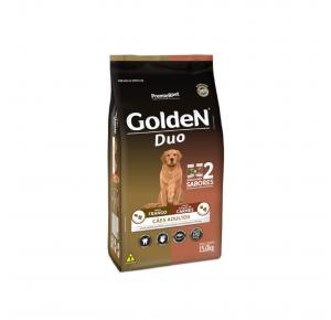 Ração Golden Duo para Cães Adultos Frango e Seleção de Carnes 15kg