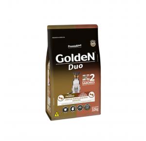 Ração Golden Duo para Cães Adultos Raças Pequenas Frango e Seleção de Carnes 3kg