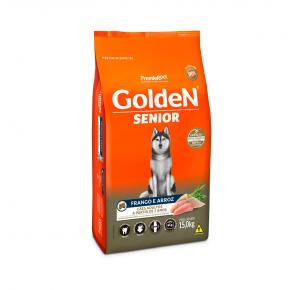 Ração Golden Fórmula Senior para Cães Adultos Sabor Frango e Arroz 15kg