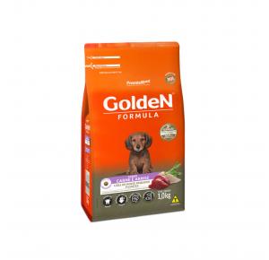 Ração Golden Fórmula para Cães Filhotes Raças Pequenas Carne e Arroz 10.1kg