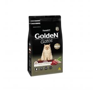 Ração Golden para Gatos Adultos Castrados Carne 1kg