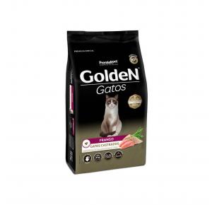 Ração Golden para Gatos Adultos Castrados Sabor Frango 10.1kg