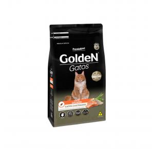 Ração Golden para Gatos Adultos Castrados Salmão 10.1kg