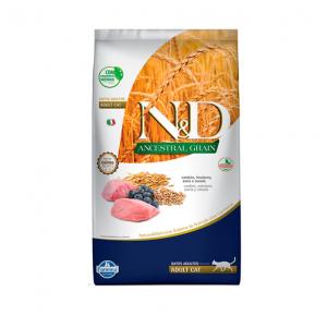 Ração N&D Ancestral Grain Cordeiro Gatos Adultos 7,5kg