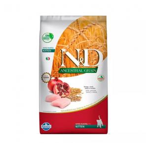 Ração N&D Ancestral Grain Frango Gatos Filhotes 7,5kg